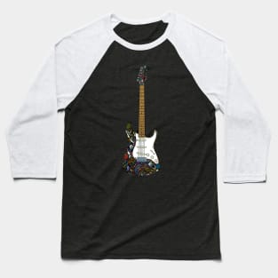 Eric’s Strato Guitar in Full Colour Baseball T-Shirt